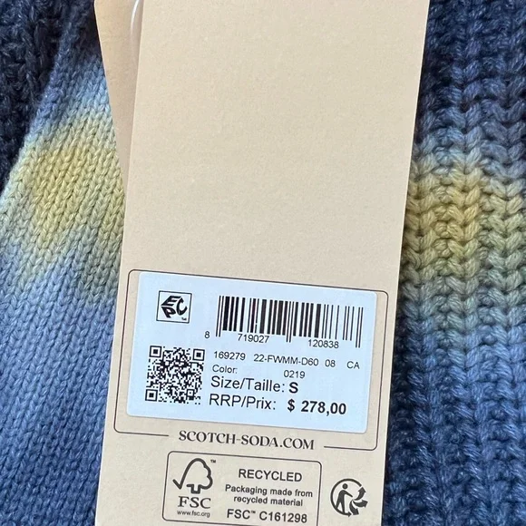 New with tags Scotch & Soda sweater - Picture 3 of 4